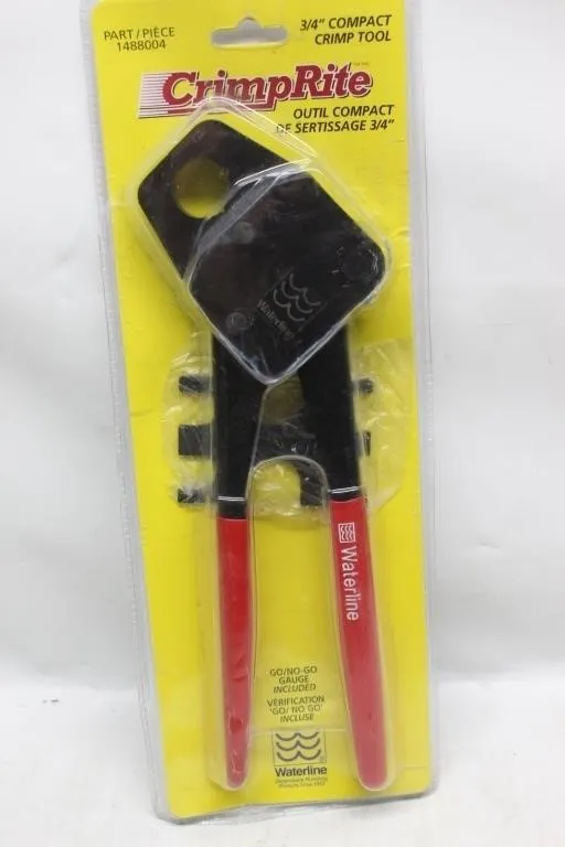CrimpRite 3/4" Compact Crimp Tool w/ Go/No-Go