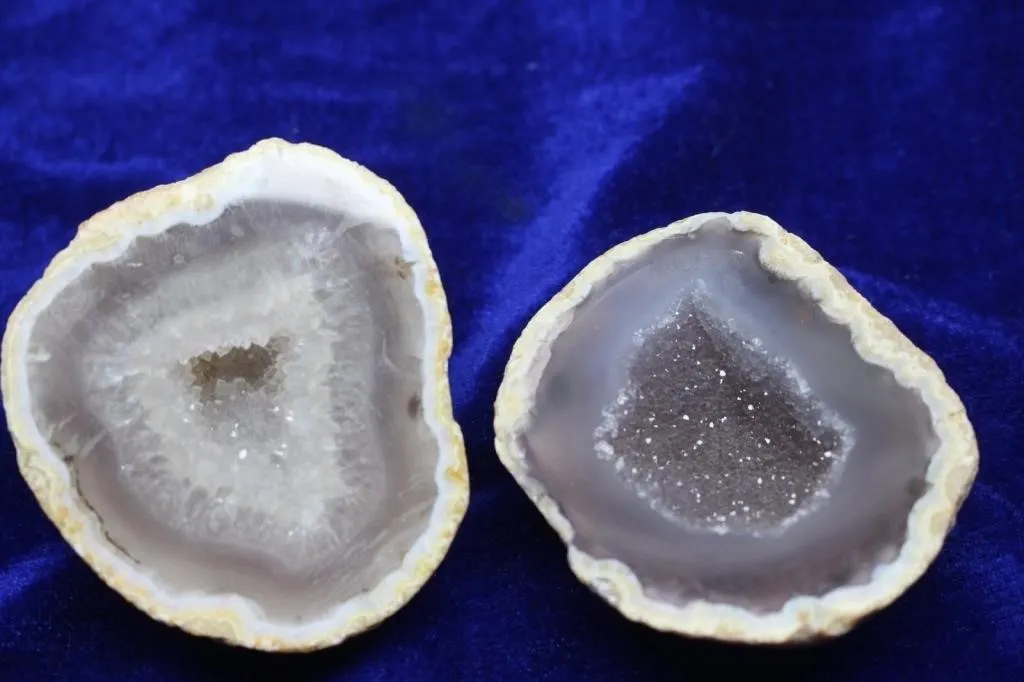 Geode Halves and Uncut Nodules Lot