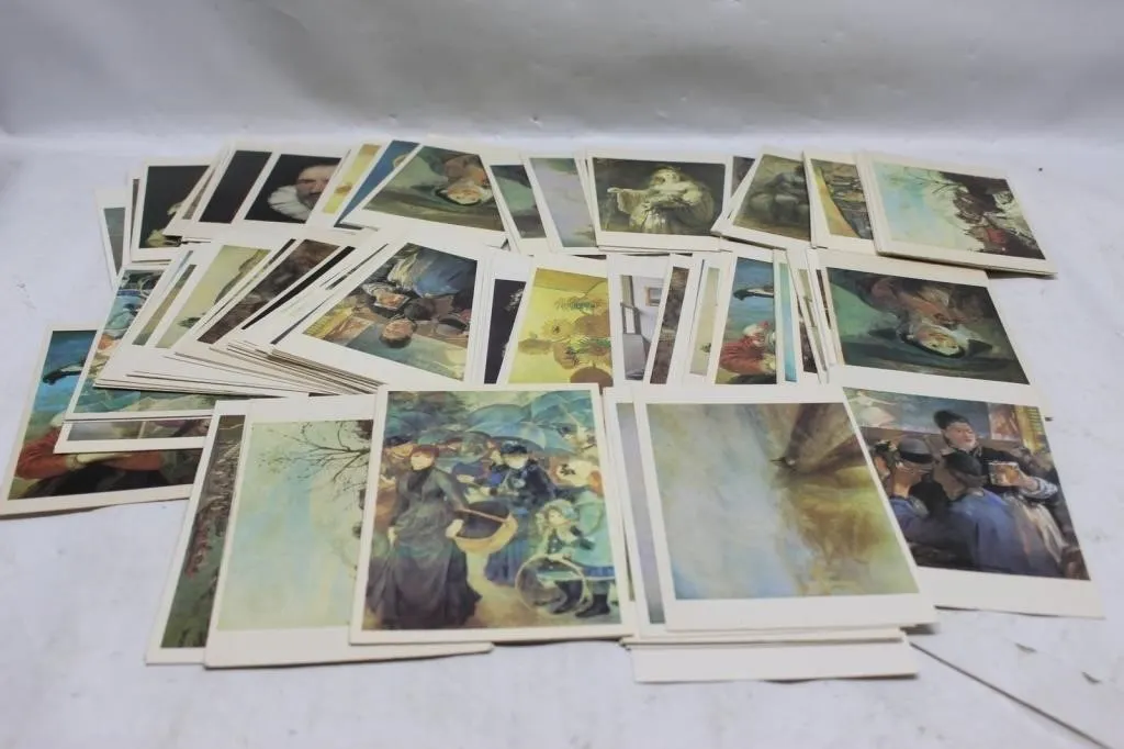 Vintage National Gallery Art Print Postcard Set