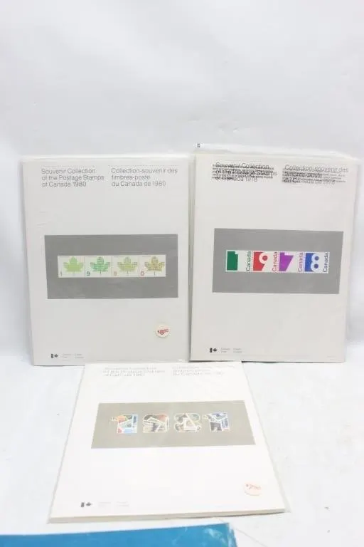 Canada Post Souvenir Stamp Collections 1978-1981