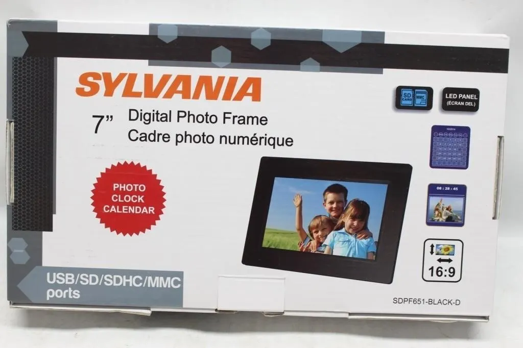 Sylvania 7" Digital Photo Frame (SDPF651)