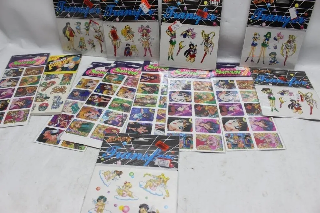 Sailor Moon Sticker & Temporary Tattoo Lot