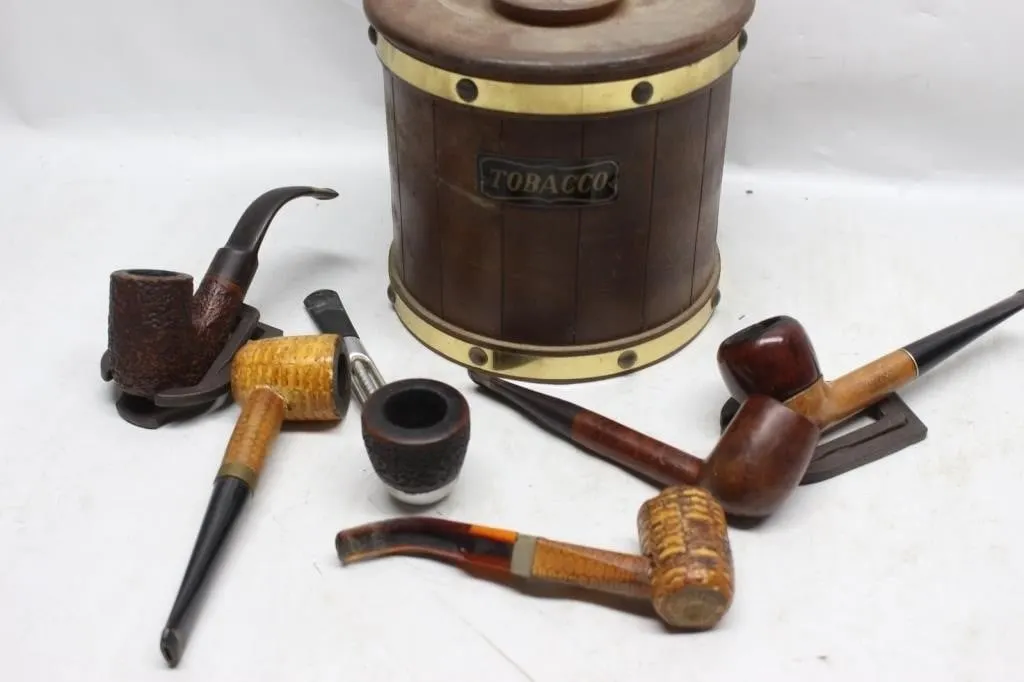 Estate Pipe Lot: Corn Cob, Medico, Falcon &