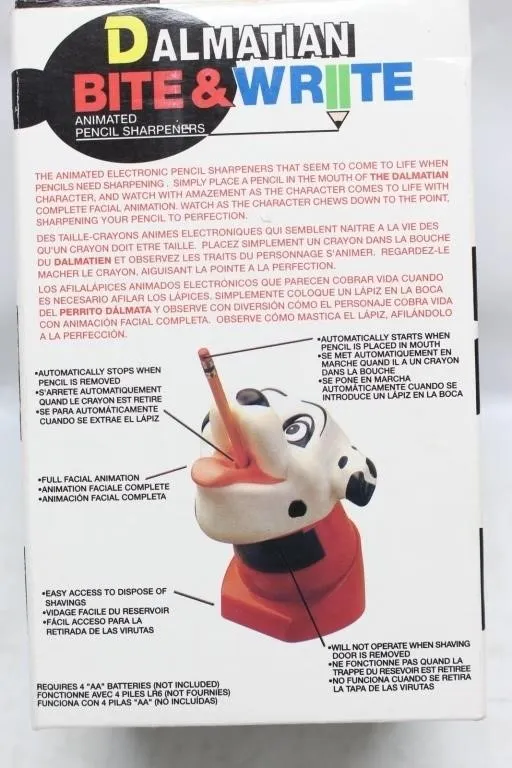 Dalmatian Bite & Write Animated Pencil Sharpener
