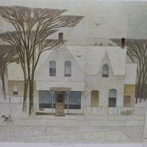 A.J. Casson "Sunday Morning" Signed A/P Print