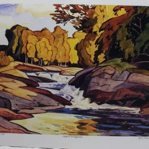 A.J. Casson "Rapids on the Magnetawan" Ltd. Ed.