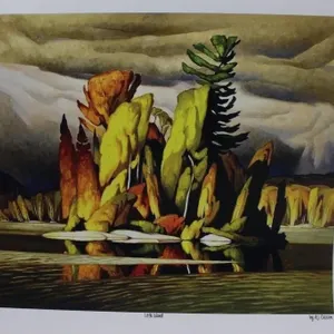 A.J. Casson 'Little Island' Signed Ltd Ed Print