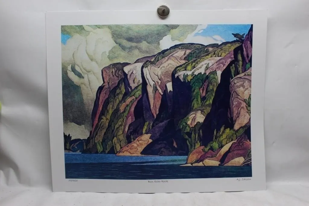 A.J. Casson "Bon Echo Rock" Print 207/500