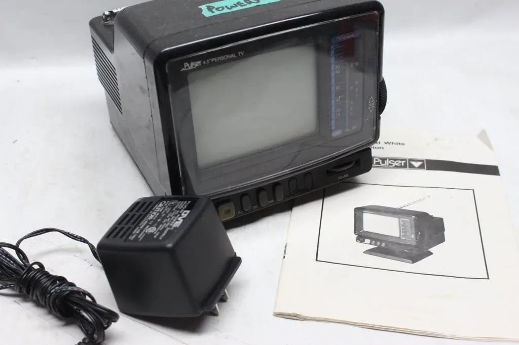 Pulser 4.5" Personal TV with AC Adapter & Manual