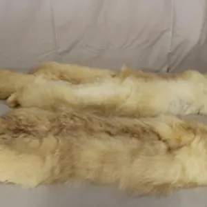 2 Light-Colored Fox Fur Pelts