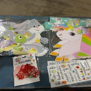 bundle w/ Party decor, stickers & balloons
