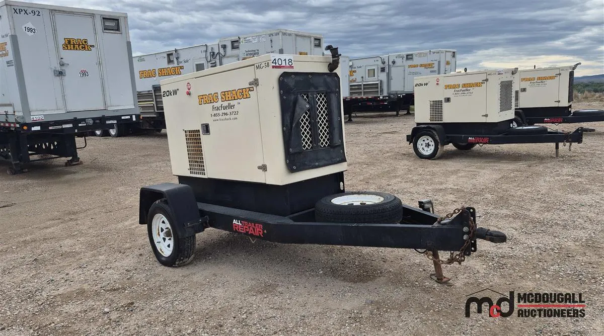 2018 Frac Shack FracFueller 20 kW Generator
UNRESERVED