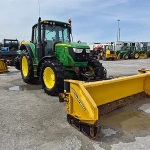 2018 John Deere 6110M Tractor w/ HLA SnowWing Snow Plow
 UNRESERVED