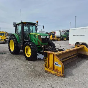 2013 John Deere 6125M Tractor w/ HLA SnowWing Snow Plow
 UNRESERVED
