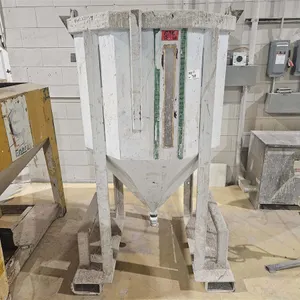 24 cubic ft Steel Conical-Bottom Material Hopper
 UNRESERVED