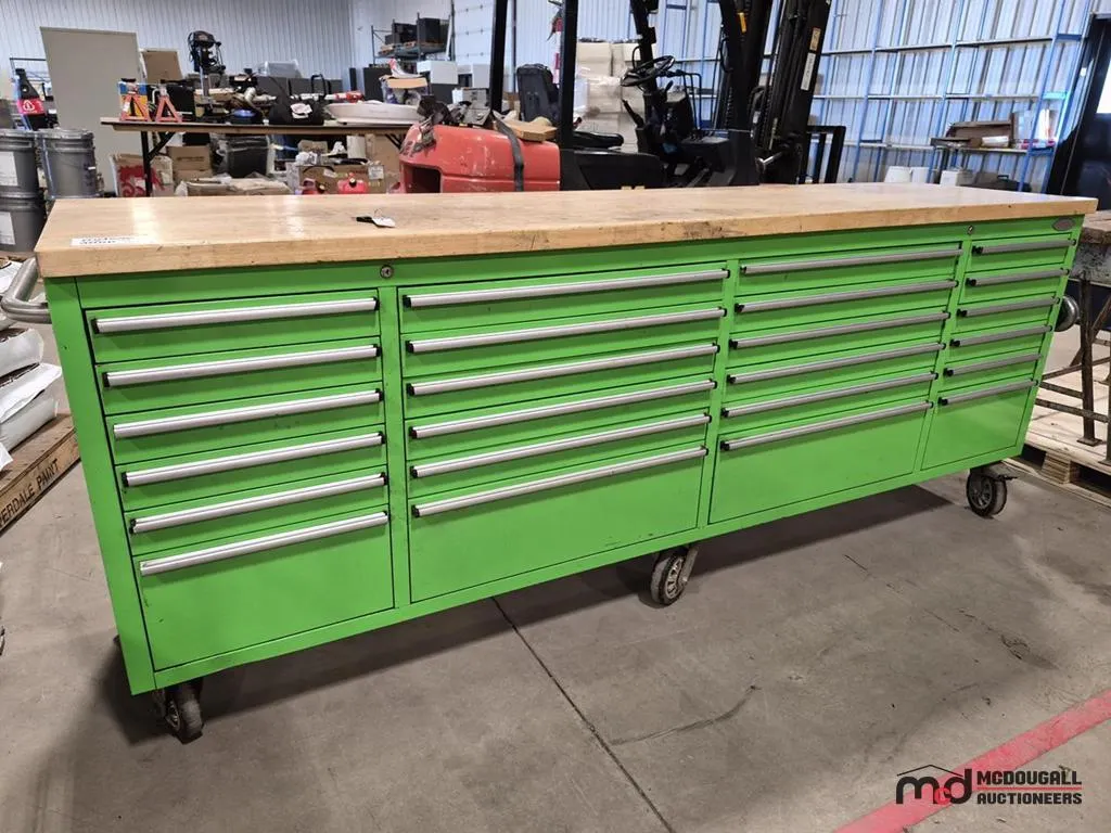 Fat Boy Rolling Tool Cabinet/Workbench w/ Contents