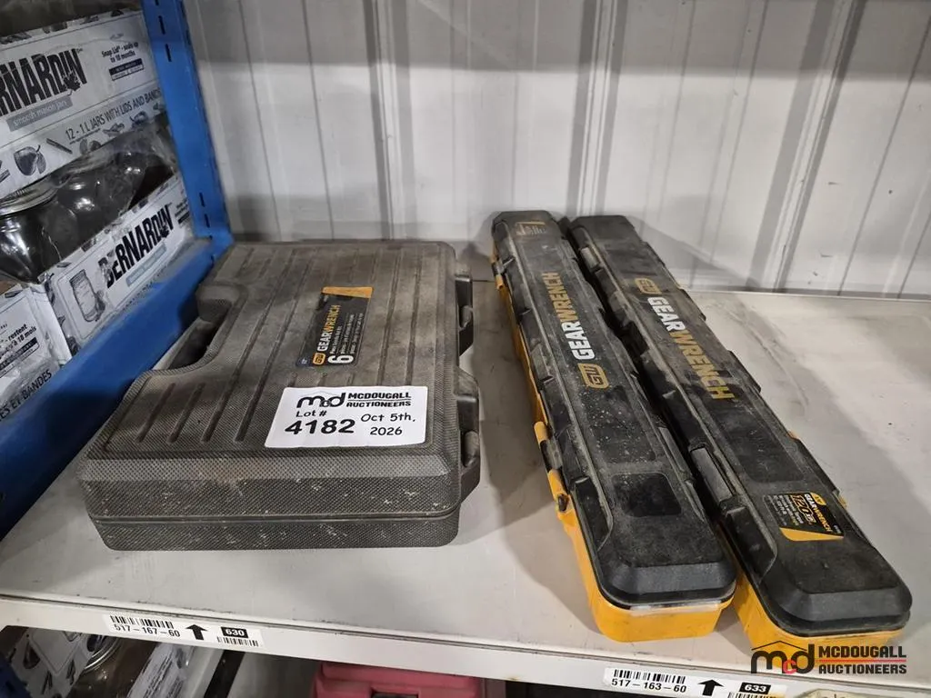 Gear Wrench Tool Kits and Spindle Nut Kit
UNRESERVED