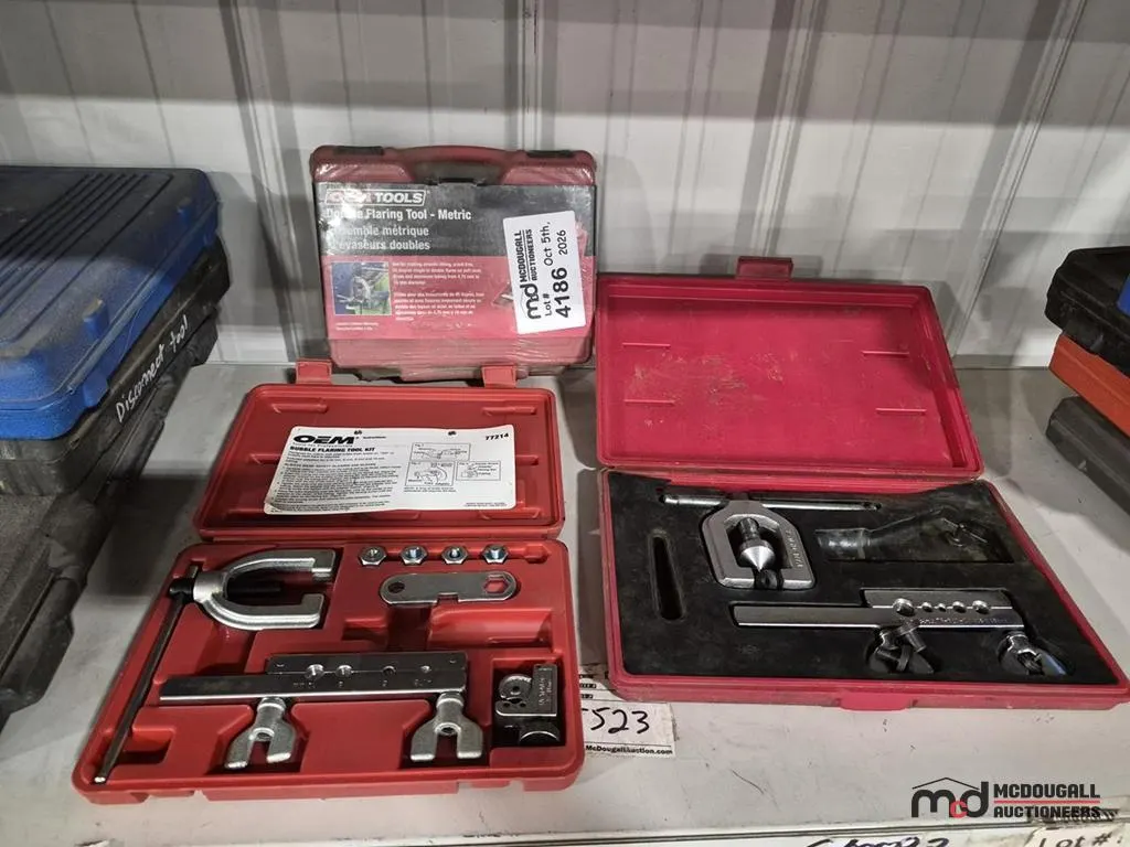 OEM and Blue Point Double Flaring Tool Kits
UNRESERVED