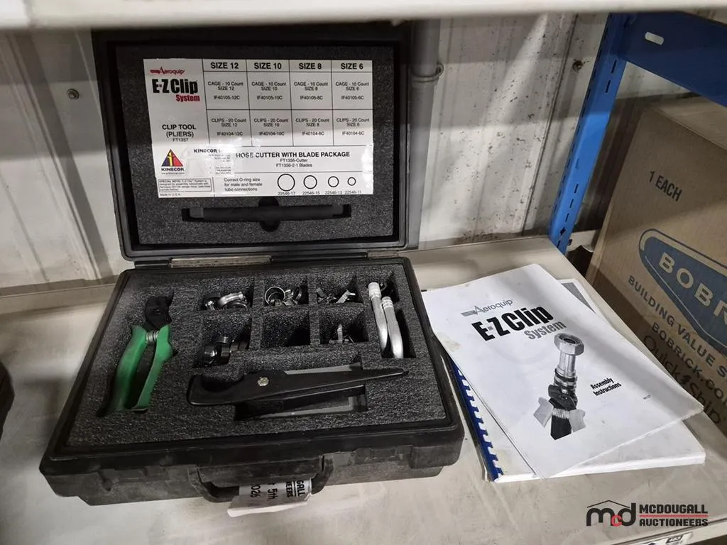 Aeroquip EZ Clip Hose Assembly Tool Kit
UNRESERVED
