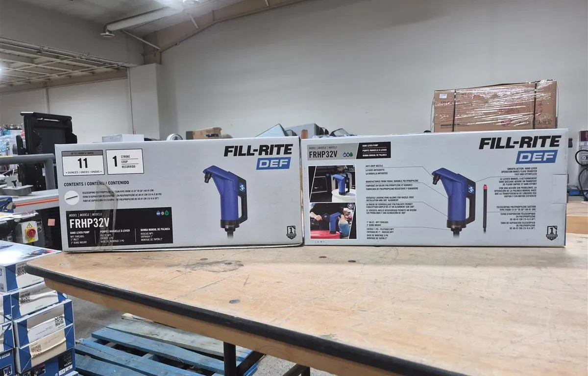 (2) Fill-Rite FRHP32V Hand Lever Pumps
UNRESERVED