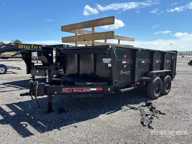 2026 ED Trailers 17 ft T/A Dump Utility Trailer