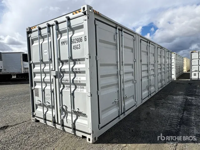 2026 40 ft High Cube Multi-Door Storage Container