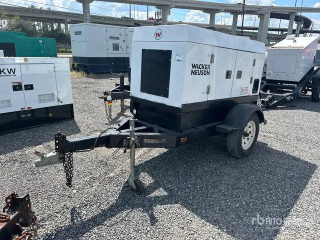 Wacker G-25 24.4 kW Mobile Generator Set