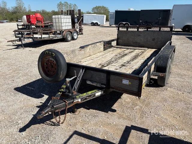 2018 Kearney 12 ft T/A Utility Trailer
