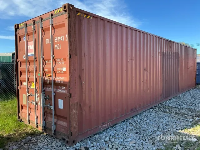 2010 40 ft High Cube Storage Container