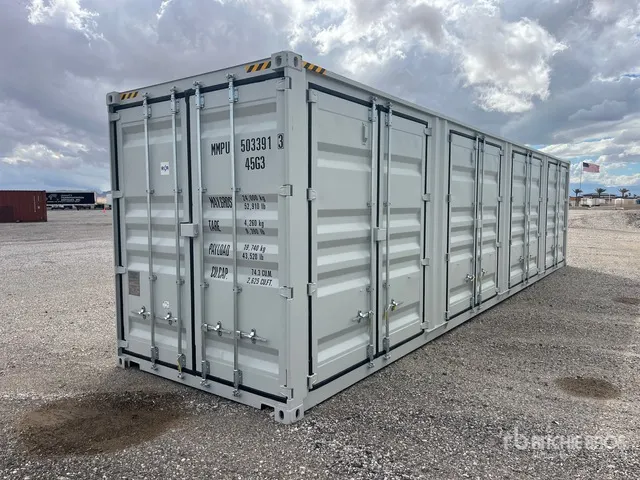 2026 40 ft High Cube Multi-Door Storage Container