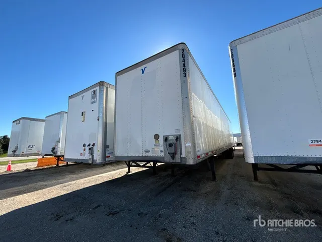 2022 Vanguard MaxCube 53 ft x 102 in T/A Van Trailer