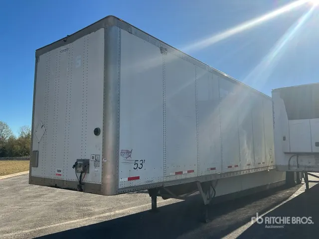 2016 Wabash 53 ft x 102 in T/A Van Trailer