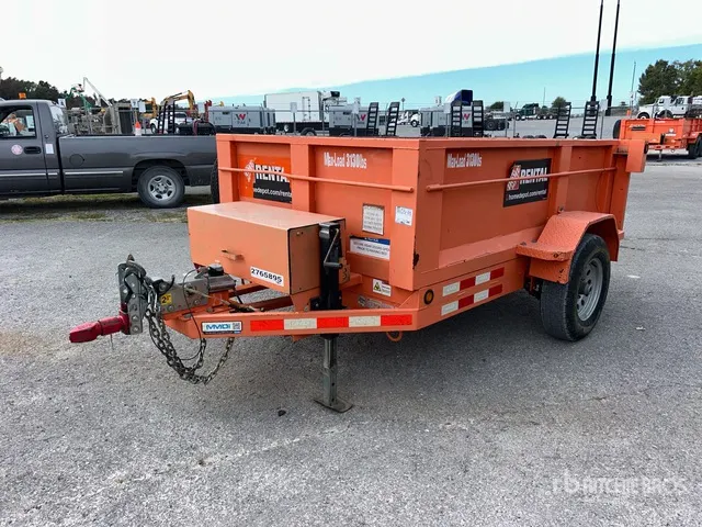 2019 MMDI 8 ft S/A Dump Utility Trailer