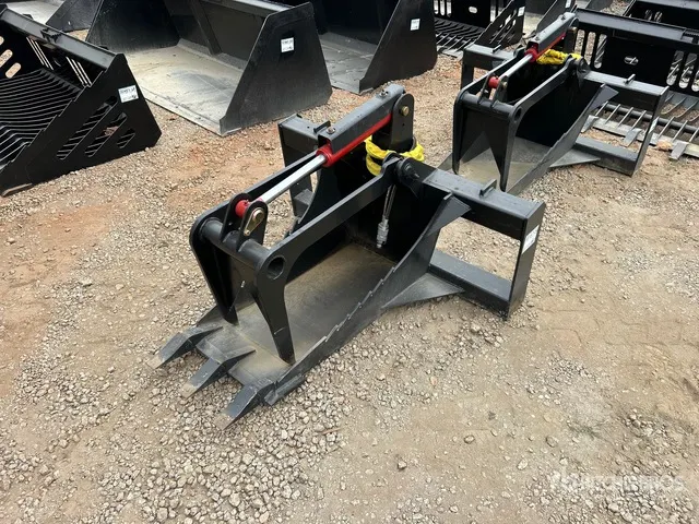 All-Star 42 in Stump Skid Steer Grapple Bucket