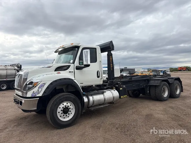 2020 International HV613 6x4 Hooklift Truck