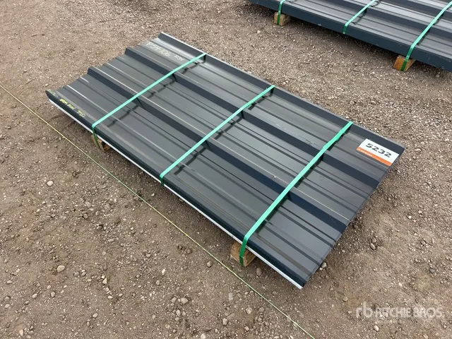 Quantity of 2026 Kit Containers 36 in x 6 ft Steel R Panels (Unused)