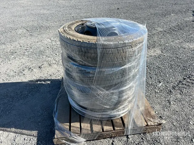 Quantity of (4) 225/70R19.5 Tires