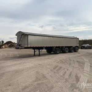 2018 Custom 46 ft Quad/A End Dump Trailer