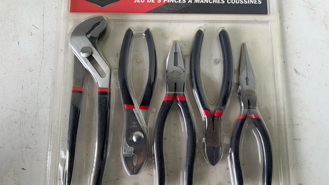 Cushion Grip Pliers Set