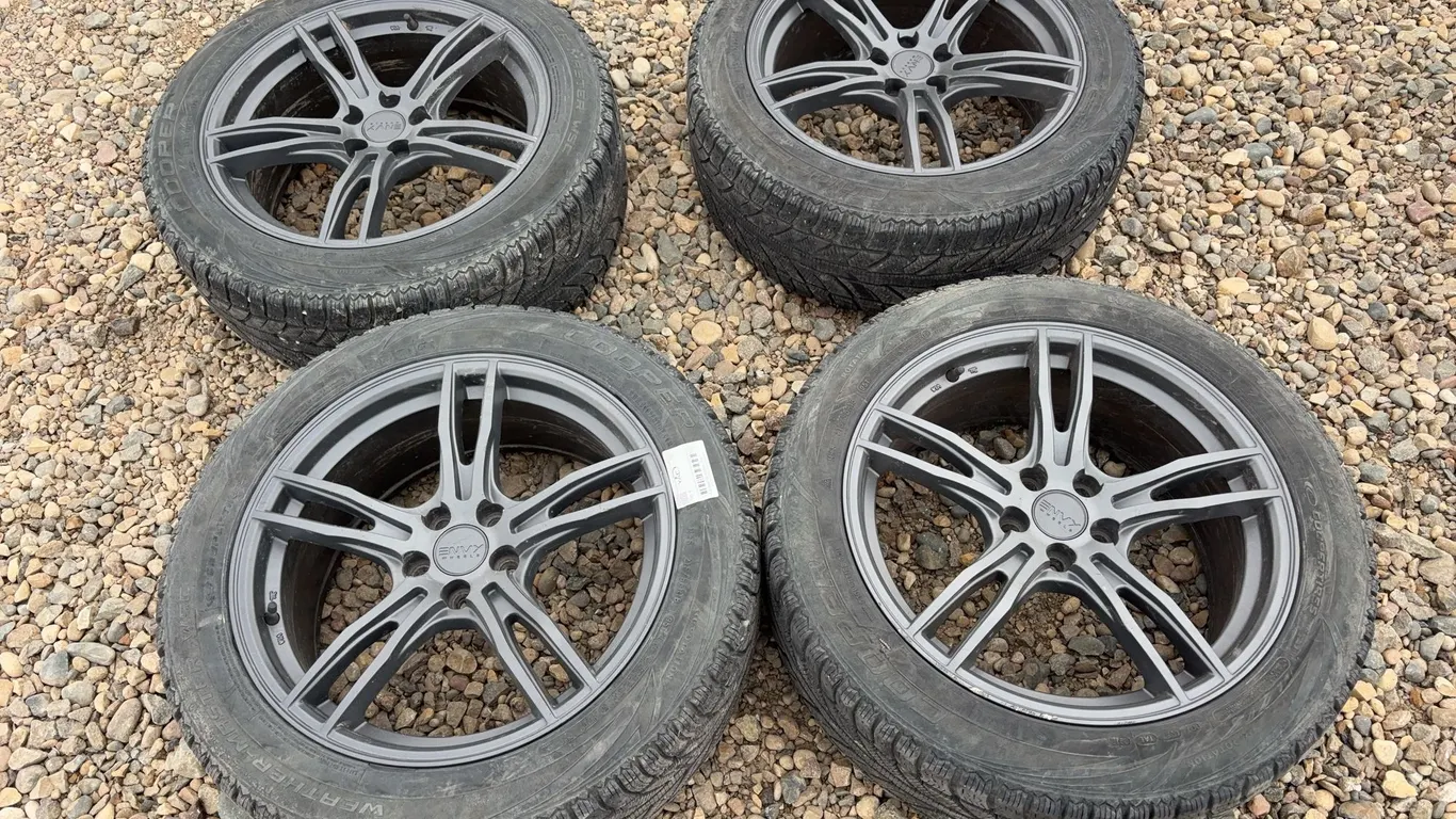 4 - Cooper Weather Master 215/55R18 Winter Tires & Rims