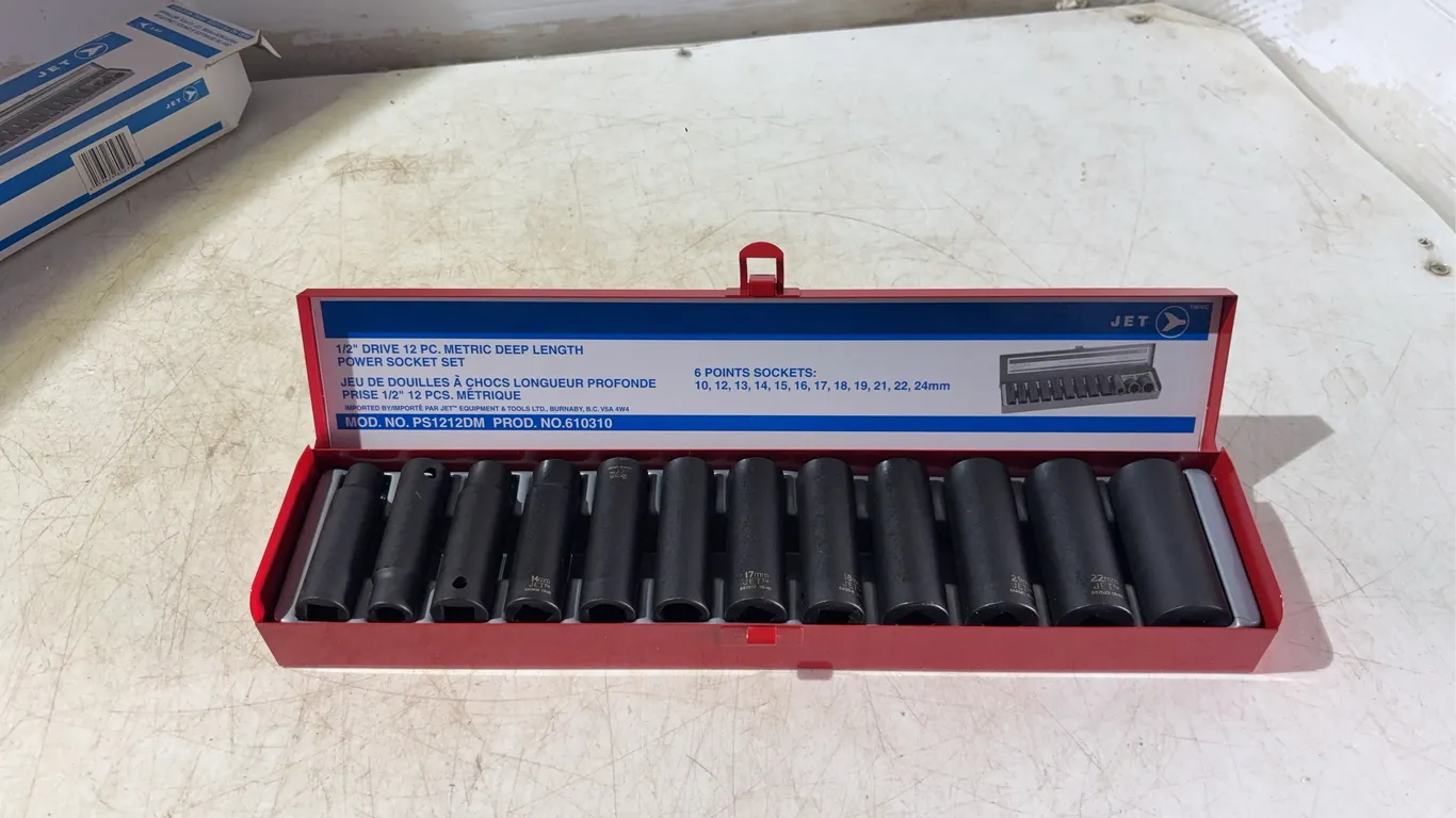 1/2 Deep Socket Set