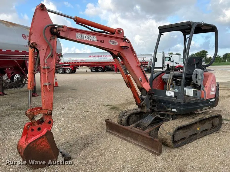 2016 Kubota KX71-3S mini excavator