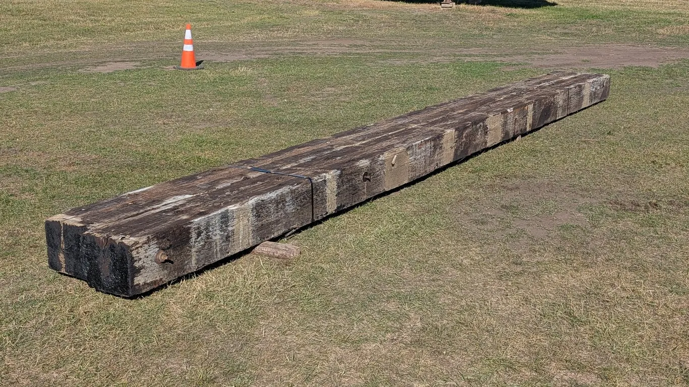 (2) 12" x 14" x 27' Black Treated Fir