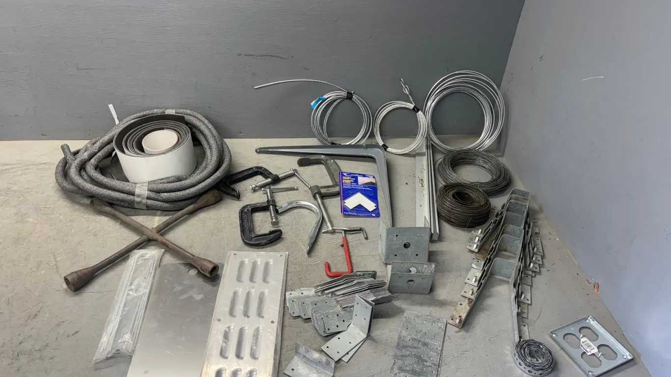 Assorted Brackets, Cables and Miscellaneous