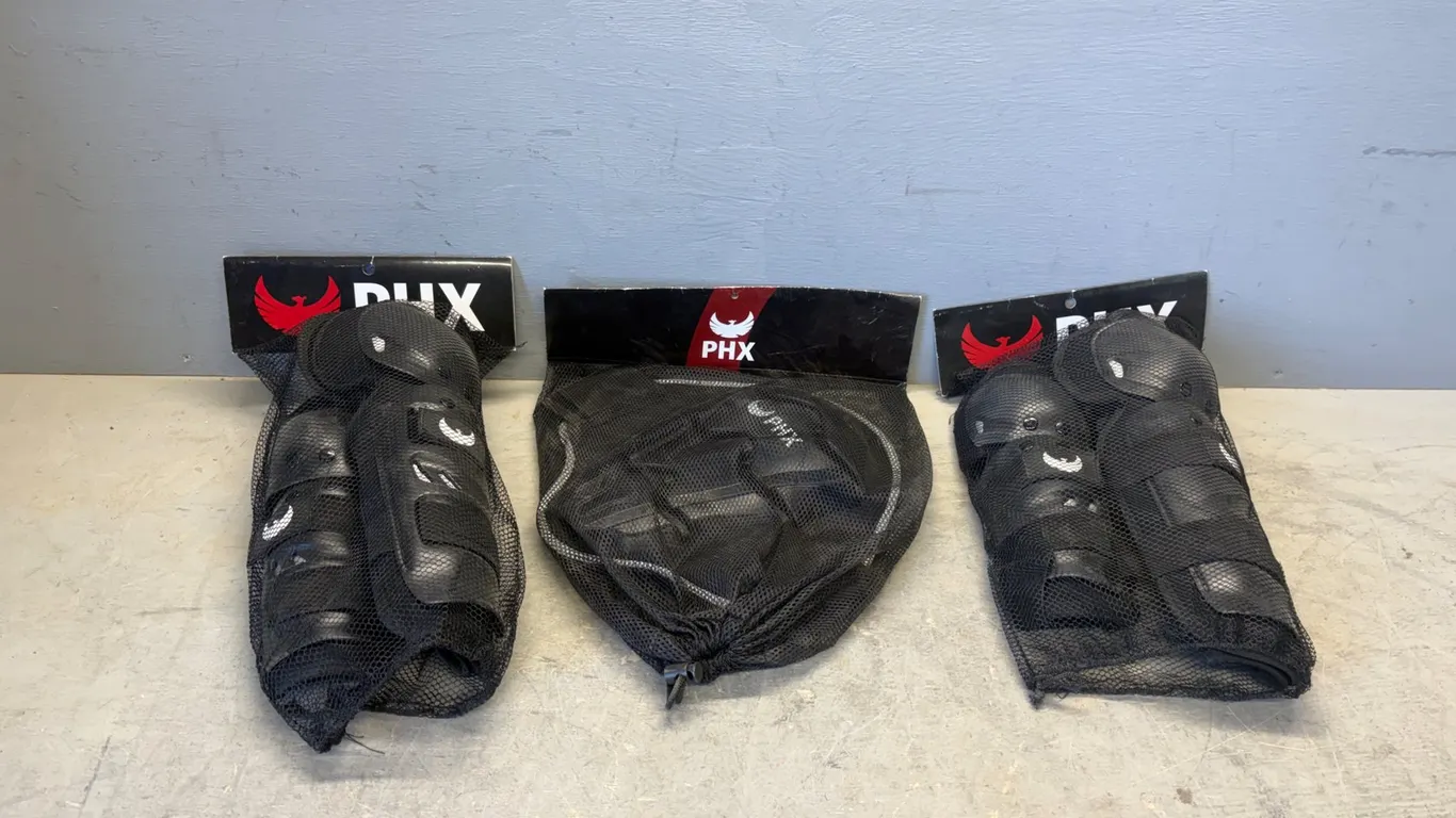 PHX Back Protector and Knee/Shin Guards
