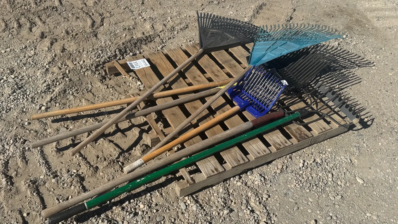 (7) Assorted Yard Rakes