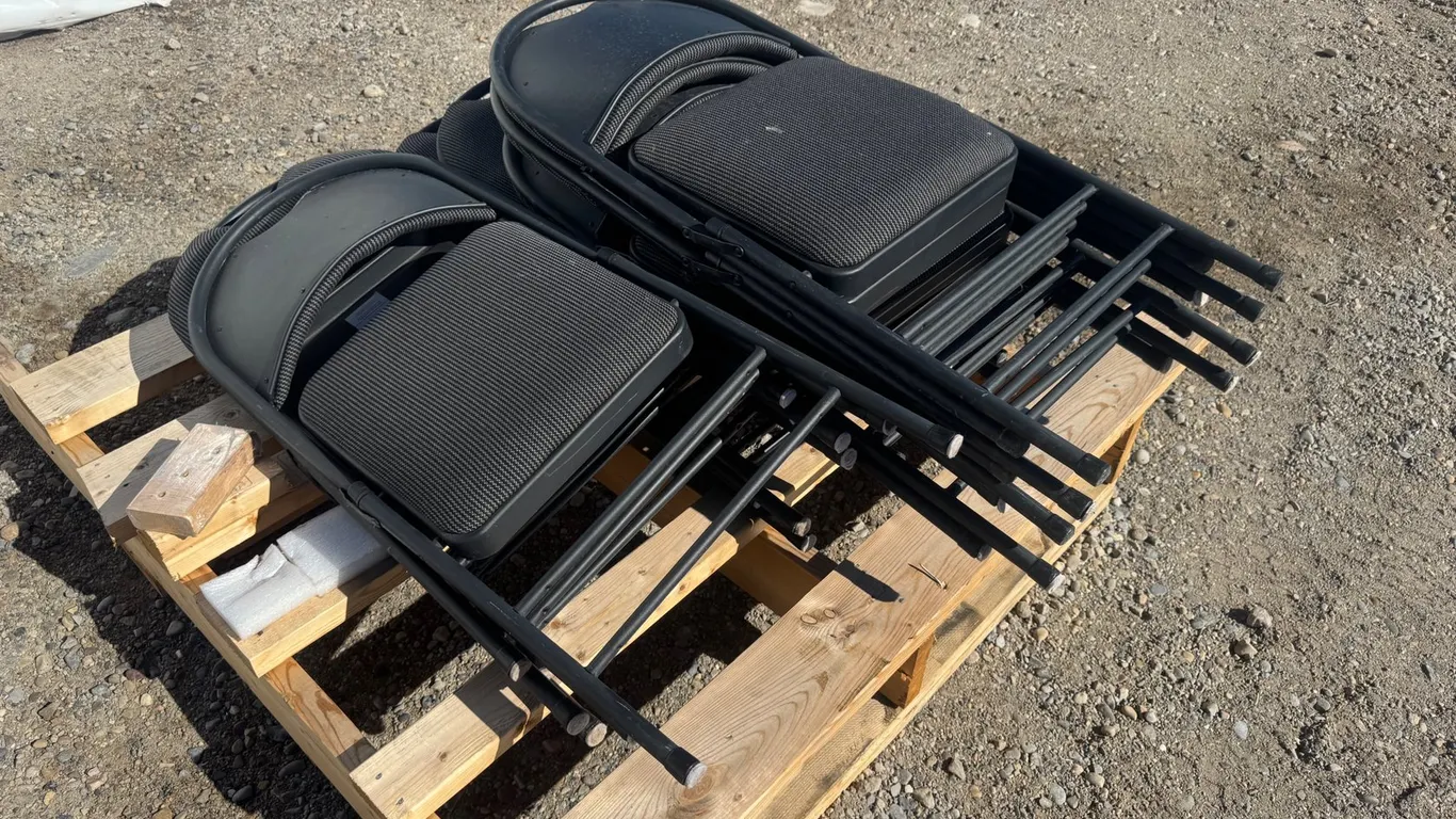 (10) Folding Chairs