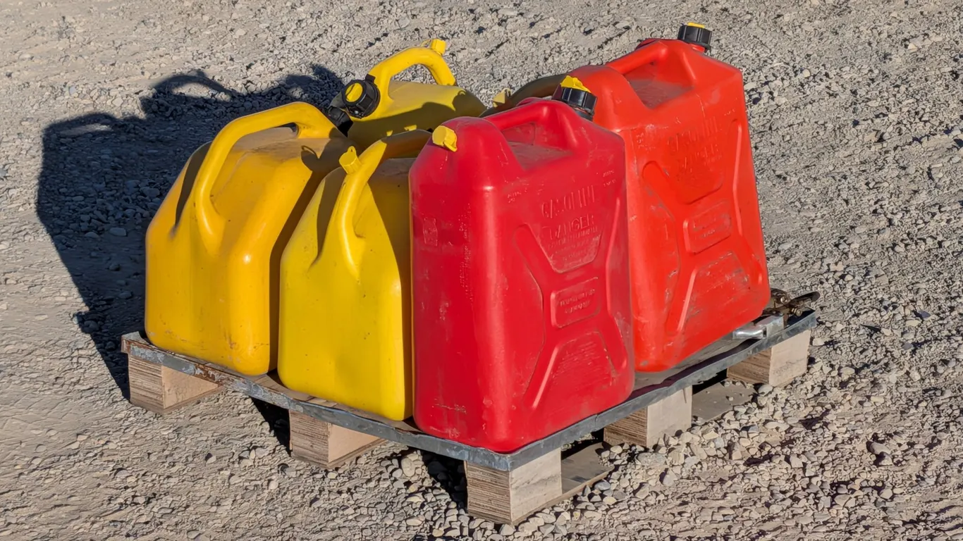 (6) Jerry Cans