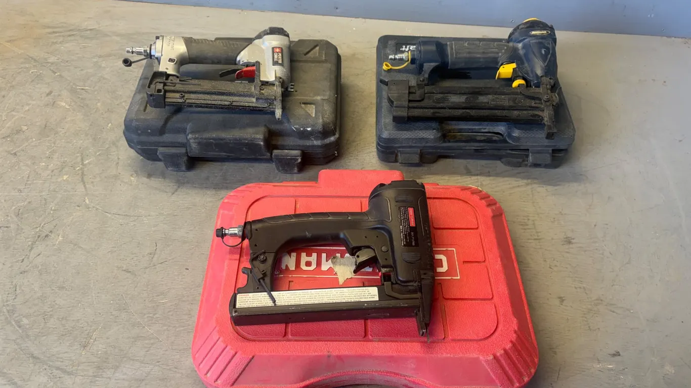 (3) Assorted Air Nail Guns