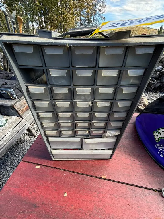 PLASTIC HARDWARE ORGANIZER 12"WX20"HX6.5"D